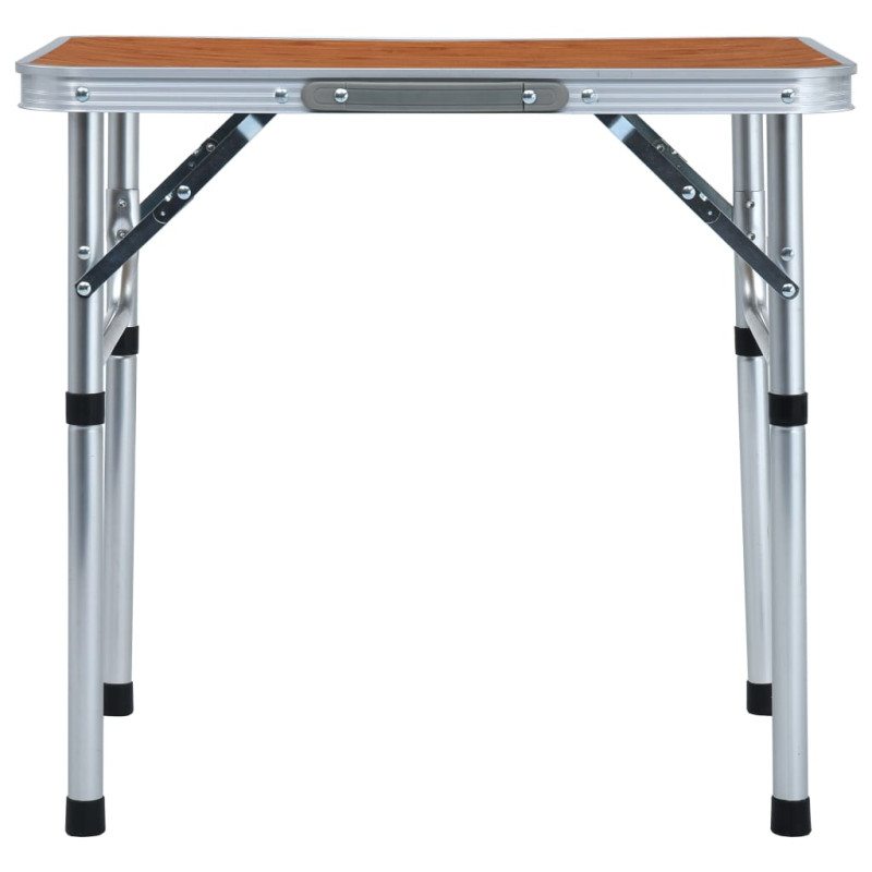 Table pliable de camping Aluminium 60x45 cm