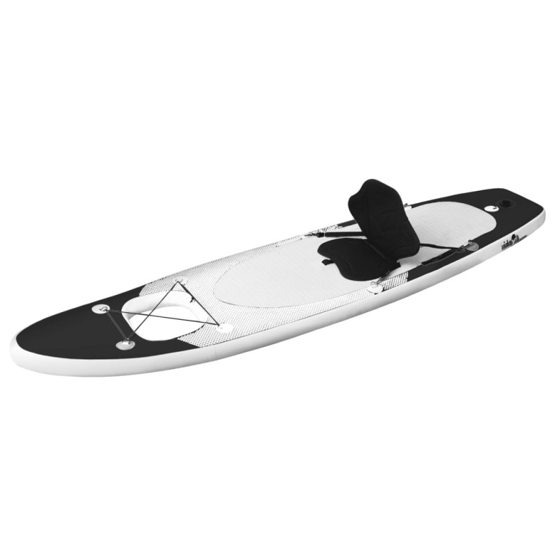 Ensemble de planche SUP gonflable Noir 300x76x10 cm