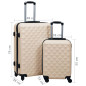 Ensemble de valises rigides 2 pcs Doré ABS