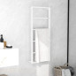 Porte serviette Blanc 45x10x115 cm Acier