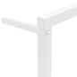 Porte serviette Blanc 45x10x115 cm Acier