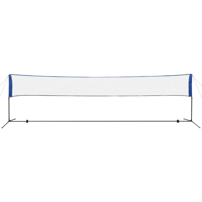 Filet de badminton avec volants 600 x 155 cm