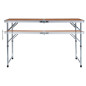 Table pliable de camping Aluminium 120x60 cm