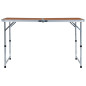 Table pliable de camping Aluminium 120x60 cm