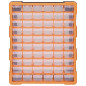 Organisateur multi tiroirs avec 60 tiroirs 38x16x47,5 cm