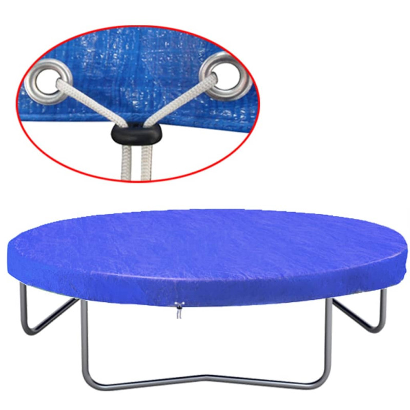 Housse de trampoline PE 360 367 cm 90 g m²