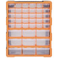 Organisateur multi tiroirs avec 39 tiroirs 38x16x47 cm