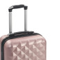 Valise rigide Doré rose ABS