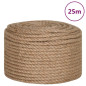 Corde de jute 25 m de long 10 mm d épaisseur