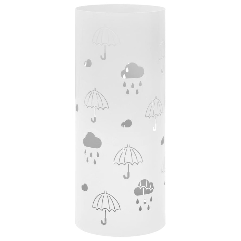 Porte parapluie Design Parapluies Acier Blanc 