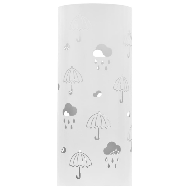 Porte parapluie Design Parapluies Acier Blanc 