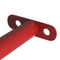 Barre de retournement 125 cm Acier Rouge