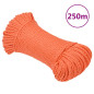 Corde de travail Orange 8 mm 250 m Polypropylène