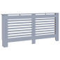 Cache radiateur anthracite 172x19x81,5 cm MDF