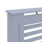 Cache radiateur anthracite 172x19x81,5 cm MDF