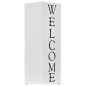 Porte parapluie Welcome Acier Blanc 