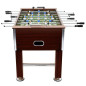 Table de football Acier 60 kg 140 x 74,5 x 87,5 cm Marron