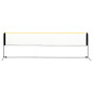 Filet de badminton réglable 500x103x94 158 cm Métal 