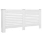 Cache radiateurs 2 pcs Blanc 172x19x81,5 cm MDF