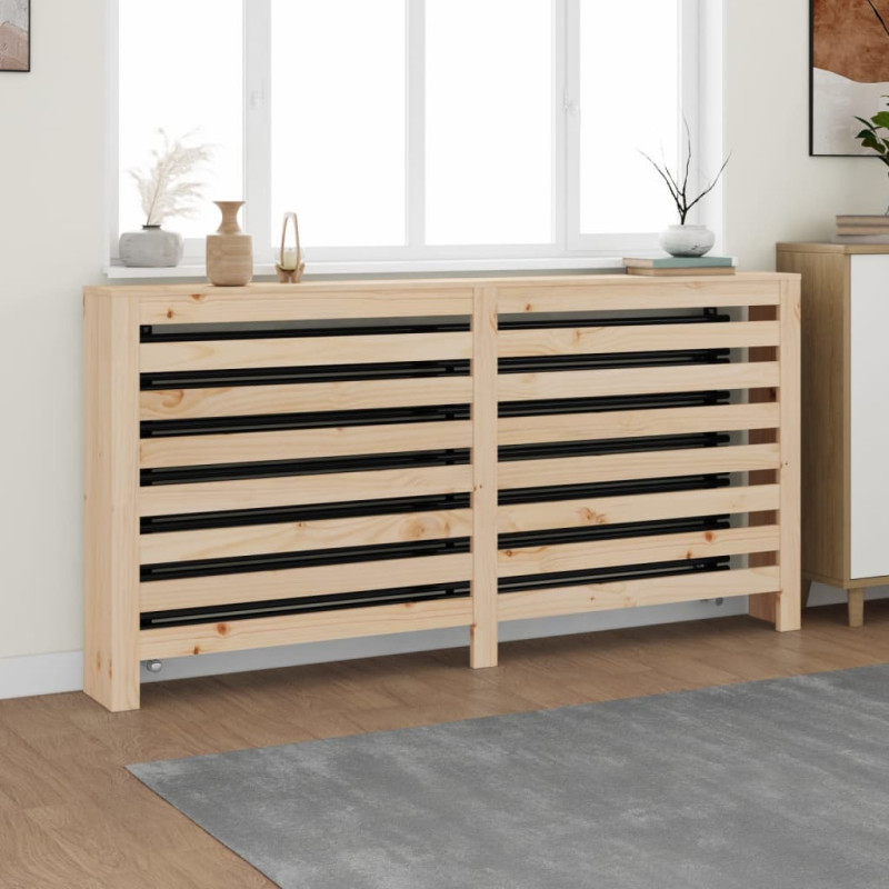 Cache radiateur 169x19x84 cm Bois massif de pin