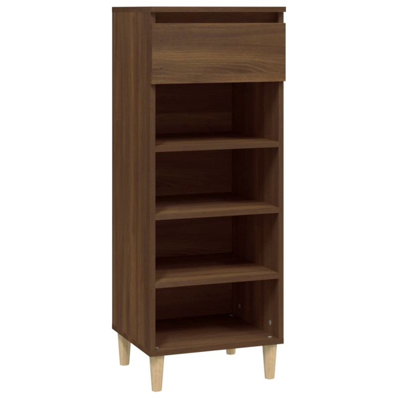 Armoire à chaussures Chêne marron 40x36x105cm Bois d ingénierie