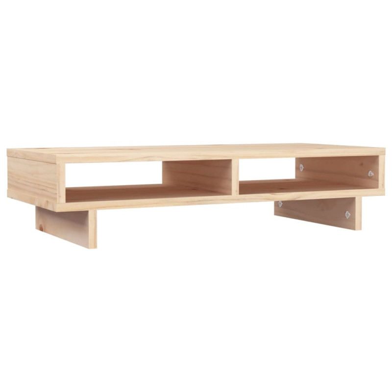 Support pour moniteur 60x27x14 cm Bois de pin solide