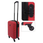 ProWorld Valise design à losanges 28 L rouge chaud