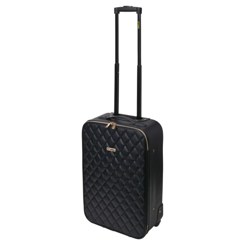 ProWorld Valise design de courtepointe 28 L noir