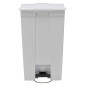 Rubbermaid Poubelle à pédale classique 87 L Blanc