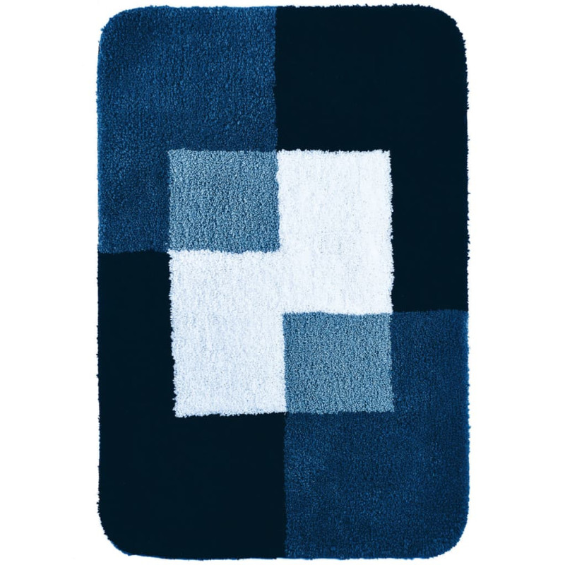 RIDDER Tapis de salle de bains Coins 60 x 90 cm Bleu 7103303