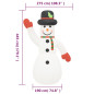 Bonhomme de neige gonflable avec LED 455 cm