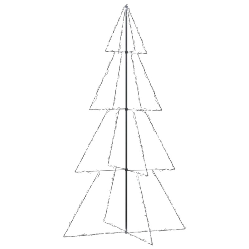 Arbre de Noël cône 360 LED d intérieur d extérieur 143x250 cm