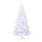 Arbre de Noël artificiel avec branches épaisses blanc 240cm PVC