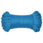 Corde de travail Bleu 6 mm 50 m Polypropylène