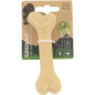 Os en caoutchouc - M PETS - GREENBO - Naturel S - 11,5 x 3,5 x 2,5 cm - Durable - Hygiene dentaire