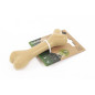 Os en caoutchouc - M PETS - GREENBO - Naturel S - 11,5 x 3,5 x 2,5 cm - Durable - Hygiene dentaire