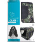 Caisse de transport - M PETS - COMFORT CRATE L - Camouflage - Pliable - Cadre métallique - Grilles d'aération