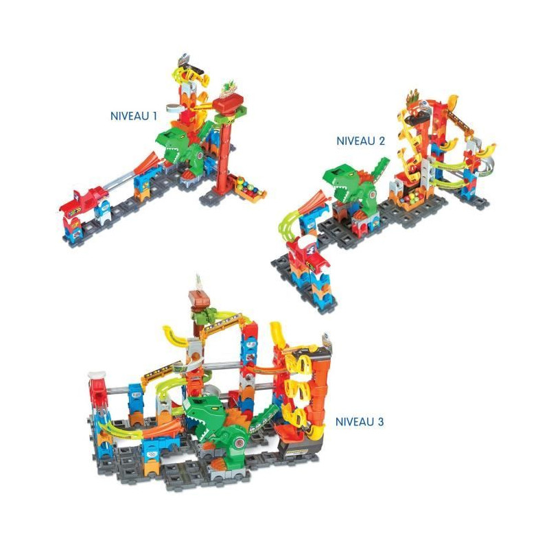 VTECH MARBLE RUSH - DINO ADVENTURES MAGNETIC SET XL400E