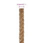 Corde 100 % jute 12 mm 100 m