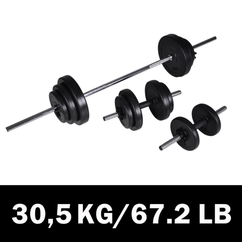 Haltère 2 pcs 30,5 kg