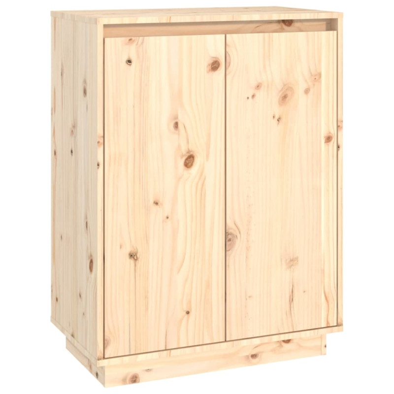 Armoire à chaussures 60x35x80 cm Bois de pin massif