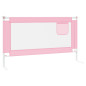 Barrière de sécurité de lit d enfant Rose 140x25 cm Tissu