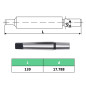 Mandrin de perçage MT2 B18 avec plage de serrage de 16 mm