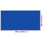 Tapis de tente 300x600 cm Bleu PEHD