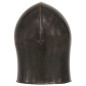 Casque de chevalier médiéval antique pour GN Argenté Acier