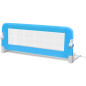 Barrière de lit de sécurité pour tout petits 2pcs Bleu 102x42cm