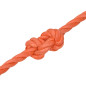 Corde de travail Orange 10 mm 25 m Polypropylène