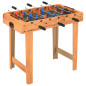 Mini table de football 69x37x62 cm Érable