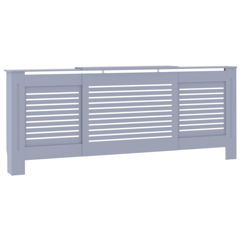 Cache radiateur MDF Gris 205 cm