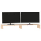 Support pour moniteur 100x27x10 cm Bois de pin solide